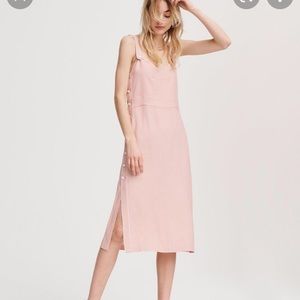 Rag & Bone Pink Midi Dress
